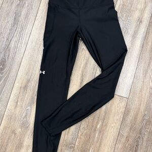 Under Armour Black Athletic Tights with Logo